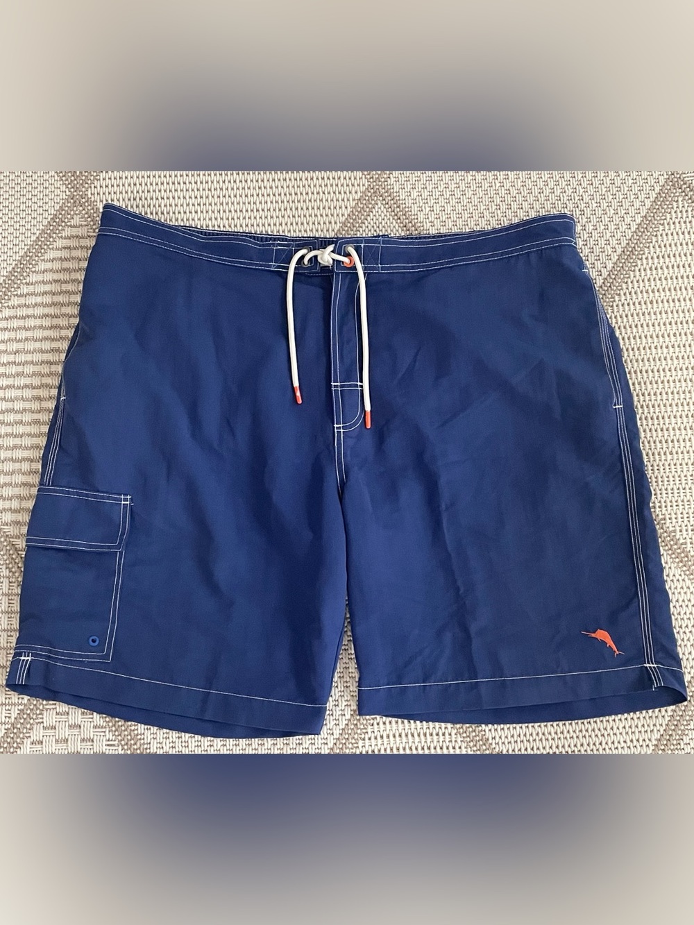 Tommy Bahama Baja Beach Swim Shorts Mens XXL Vibrant Blue